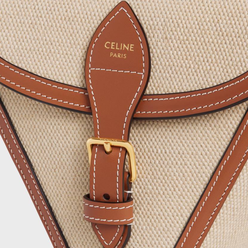 accesorios CELINE Juego de petanca en textil y piel de becerro. Bronceado natural hombres NL481685