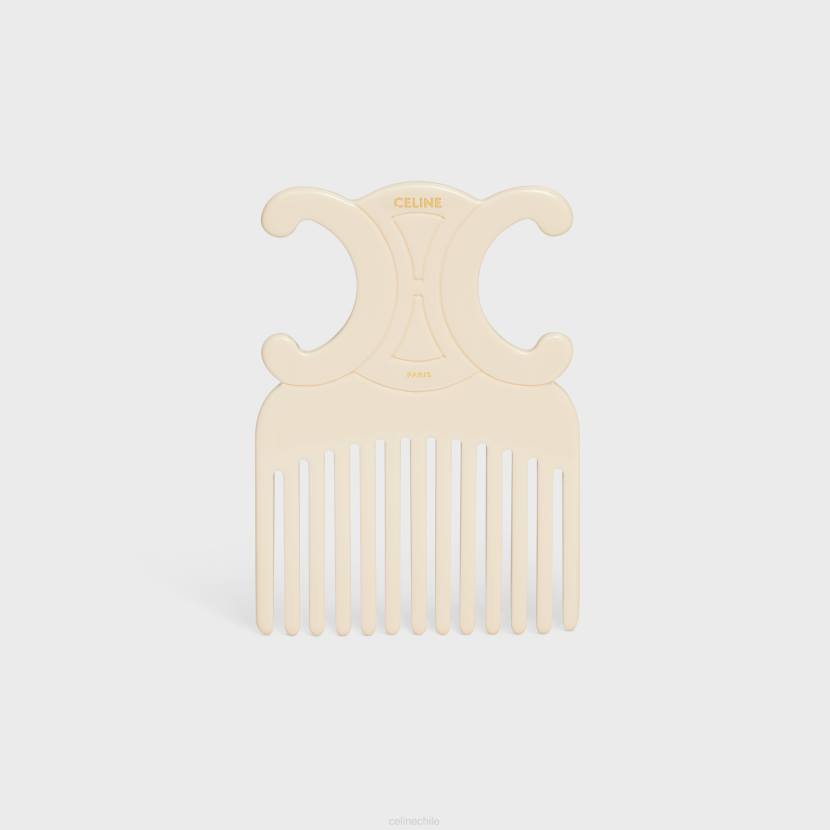 accesorios CELINE Peineta Triomphe de acetato. marfil hombres NL481604