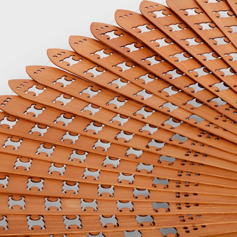 accesorios CELINE abanico del triunfo en bambú natural hombres NL481694