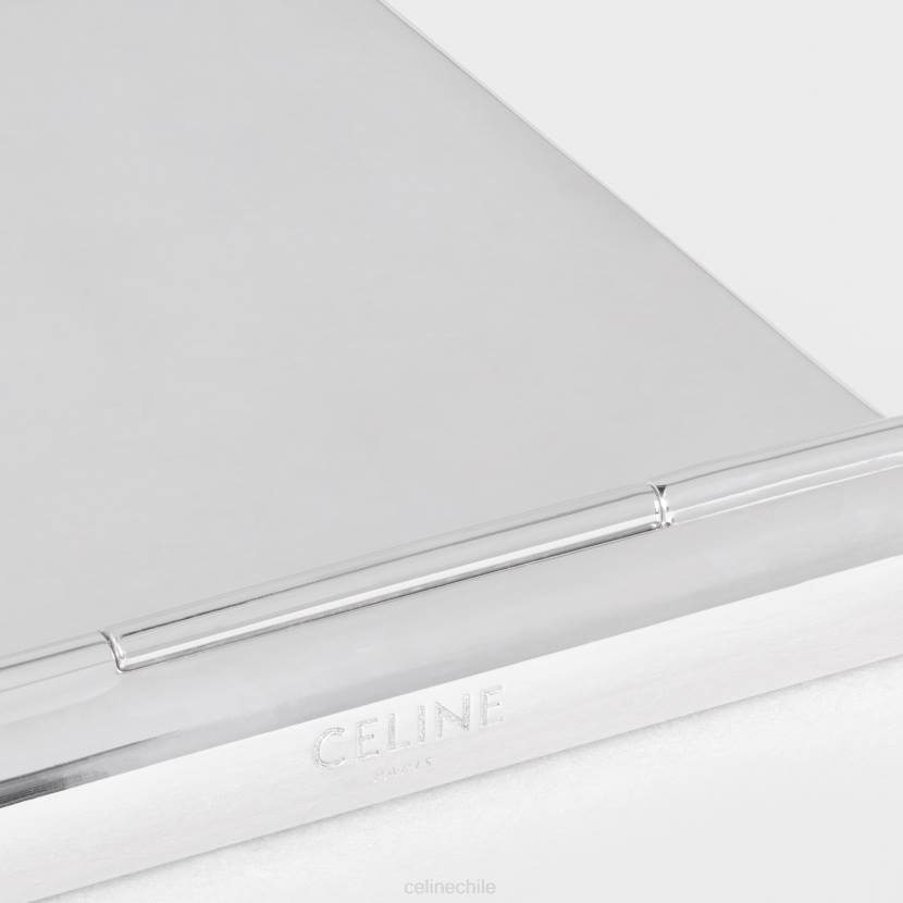 accesorios CELINE caja de cerillas grabada con pitón en plata de ley plata hombres NL481546