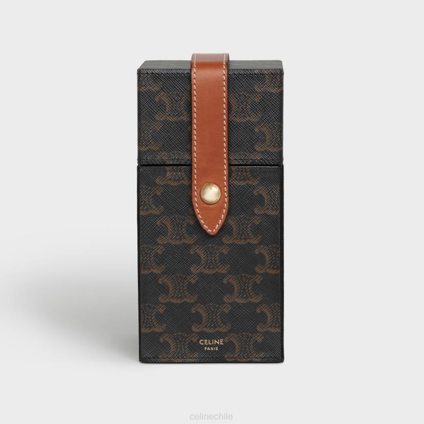 accesorios CELINE estuche 1 perfume 6.8 fl.oz en lona triomphe y piel de becerro natural broncearse hombres NL481467