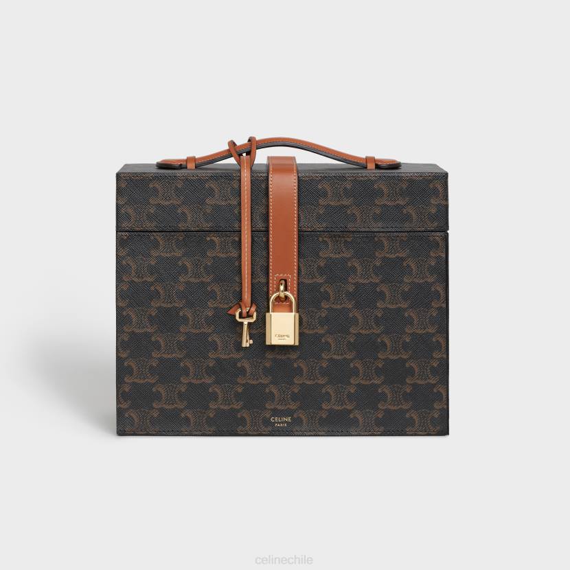 accesorios CELINE estuche 3 perfumes 6.8 fl.oz en lona triomphe y piel de becerro natural broncearse hombres NL481470