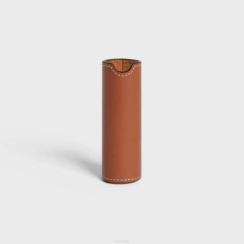 accesorios CELINE estuche de viaje para spray de piel de becerro lisa broncearse hombres NL481453