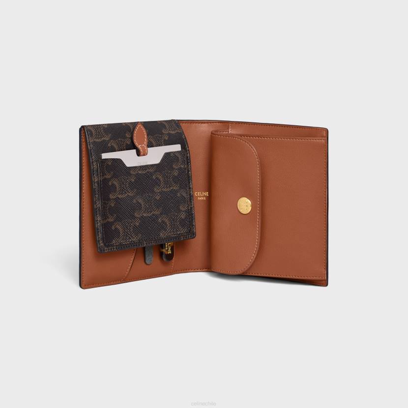 accesorios CELINE kit de viaje de lona Triomphe y piel de becerro broncearse hombres NL481626