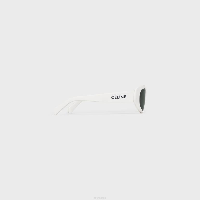 accesorios CELINE Gafas de sol Monochroms 07 de acetato blanco hombres NL482187