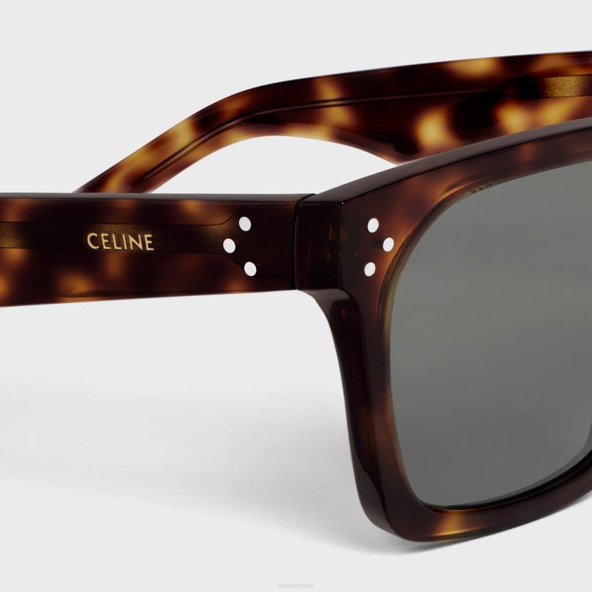 accesorios CELINE Gafas de sol con montura negra 45 de acetato. habana caramelo hombres NL482190