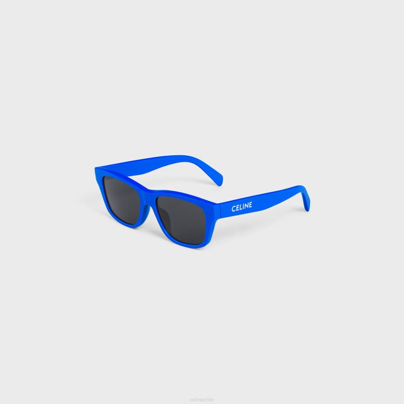accesorios CELINE gafas de sol monochroms 05 de acetato azul real hombres NL482226