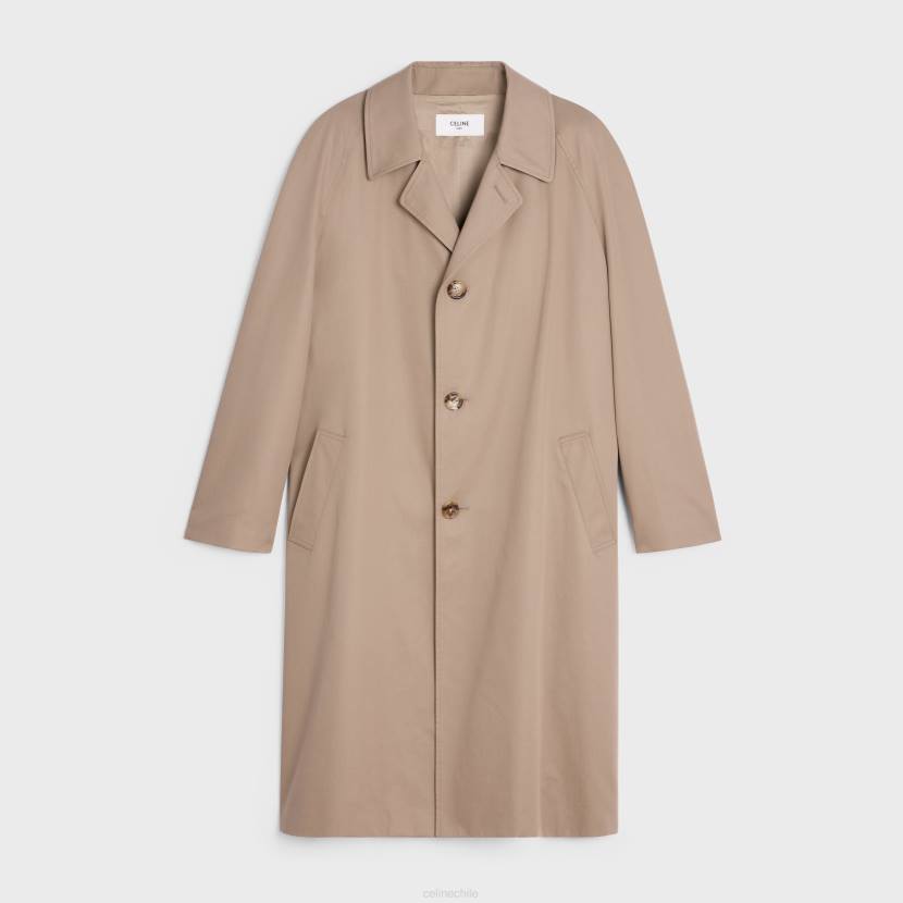 vestir CELINE abrigo oversize de algodón técnico beige hombres NL481861
