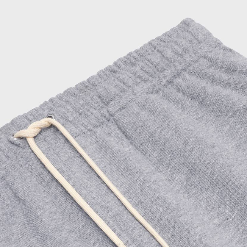 vestir CELINE -pantalones deportivos bordados en algodón gris negro hombres NL482020