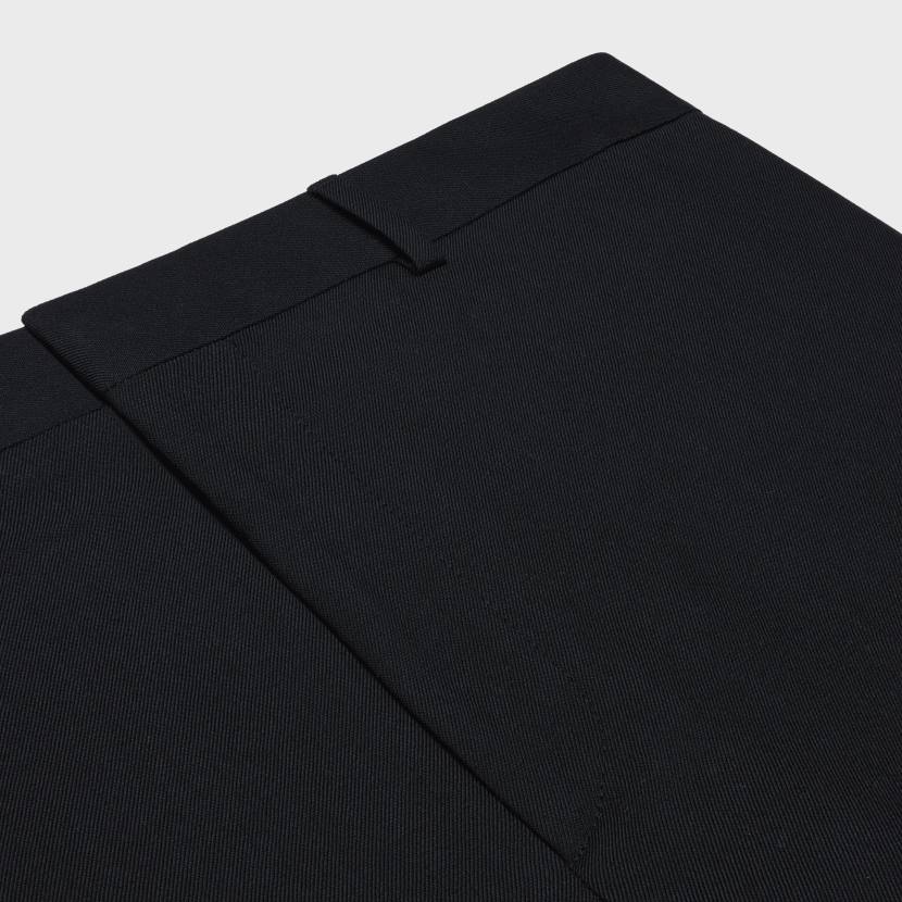 vestir CELINE pantalones rectos de gabardina de lana negro hombres NL481890