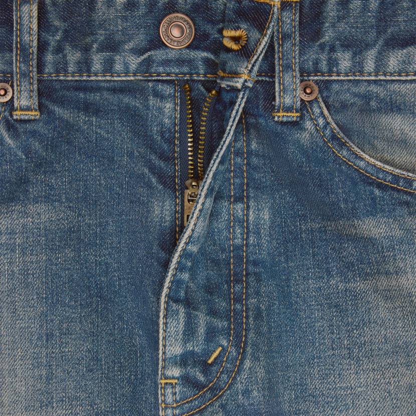 vestir CELINE jeans ajustados en denim lavado de senderos hombres NL482004