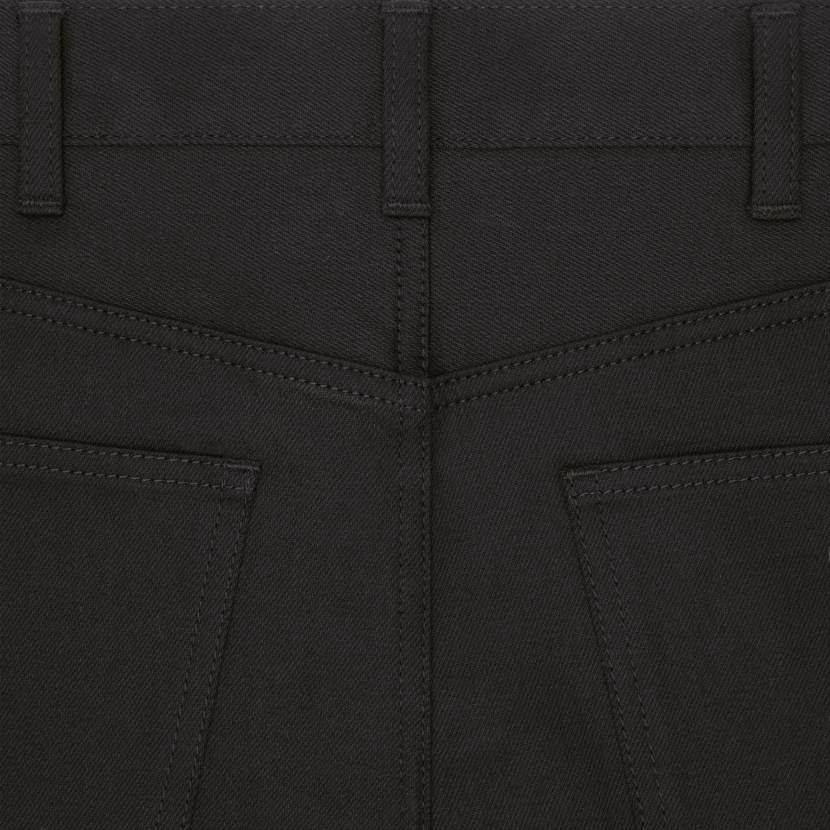 vestir CELINE jeans ajustados en denim negro puro vintage hombres NL482000