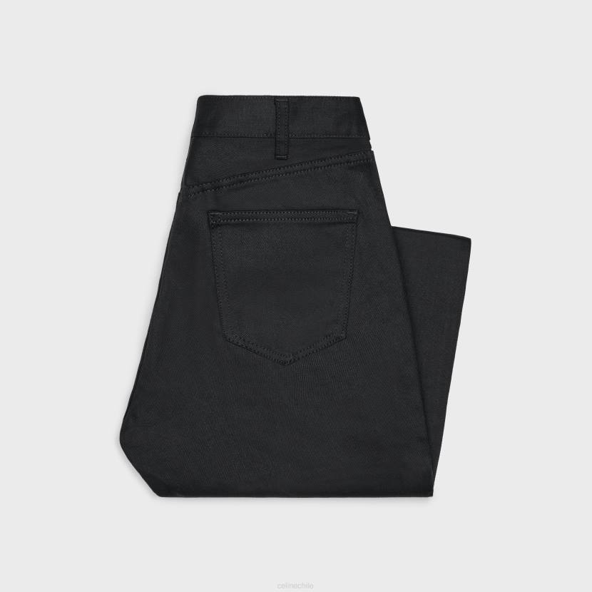 vestir CELINE jeans lou en denim lavado negro puro hombres NL481997