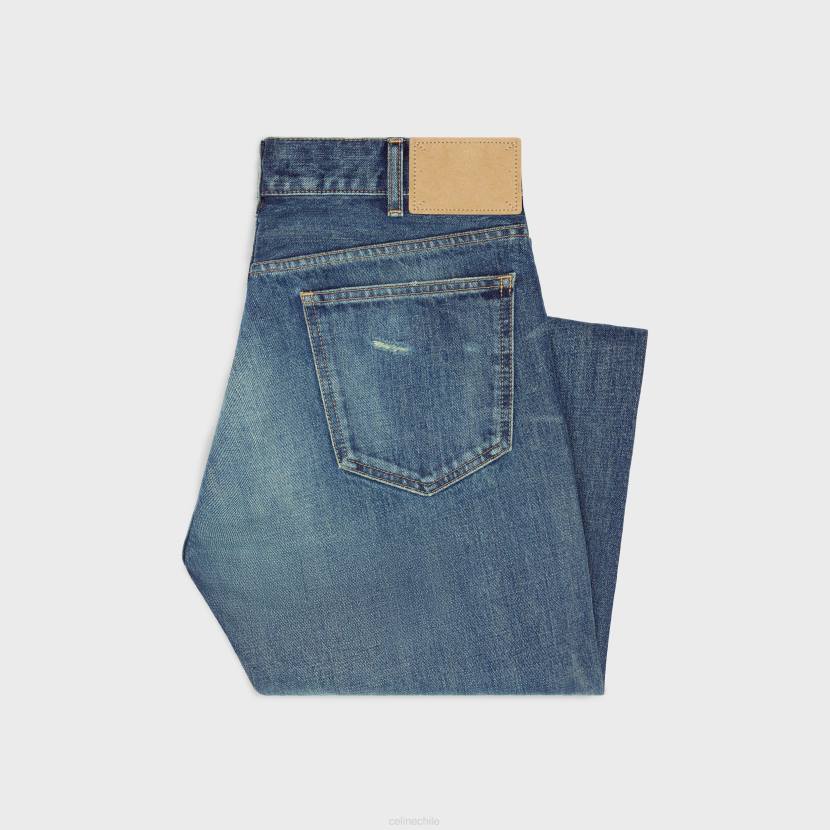 vestir CELINE jeans wesley en denim zafiro de medianoche hombres NL481822