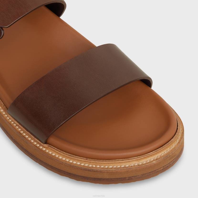 calzado CELINE tippi de piel de becerrocurtido vegetal marron oscuro hombres NL482072