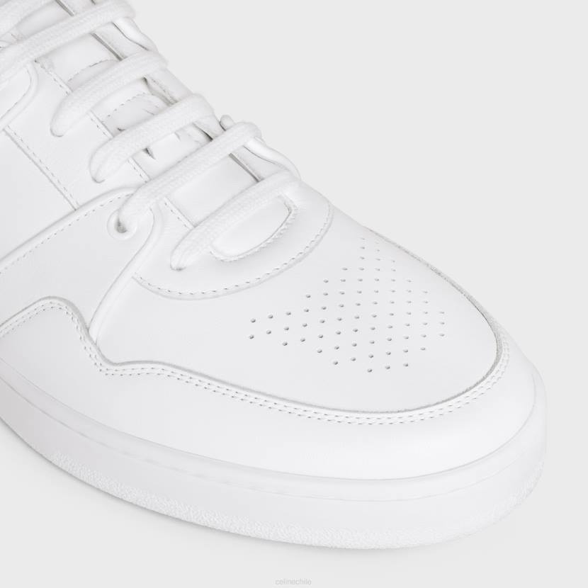 calzado CELINE Zapatilla deportiva baja con cordones ct-04 de piel de becerro Blanco óptico hombres NL482047