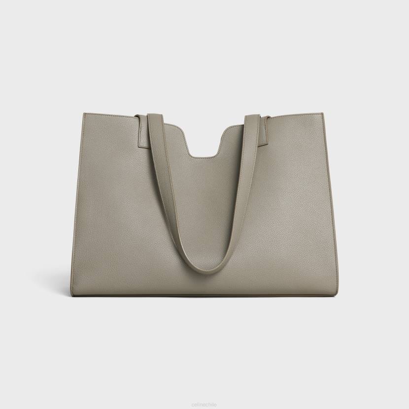 accesorios CELINE Cabas 16 de piel de becerro granulada flexible Guijarro mujer NL48149