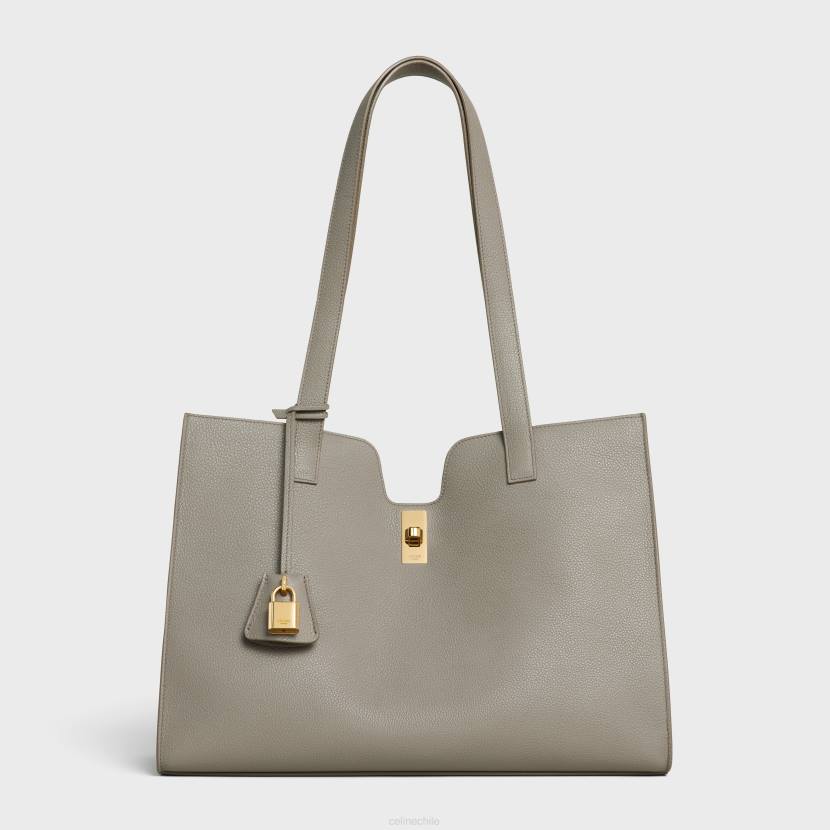 accesorios CELINE Cabas 16 de piel de becerro granulada flexible Guijarro mujer NL48149