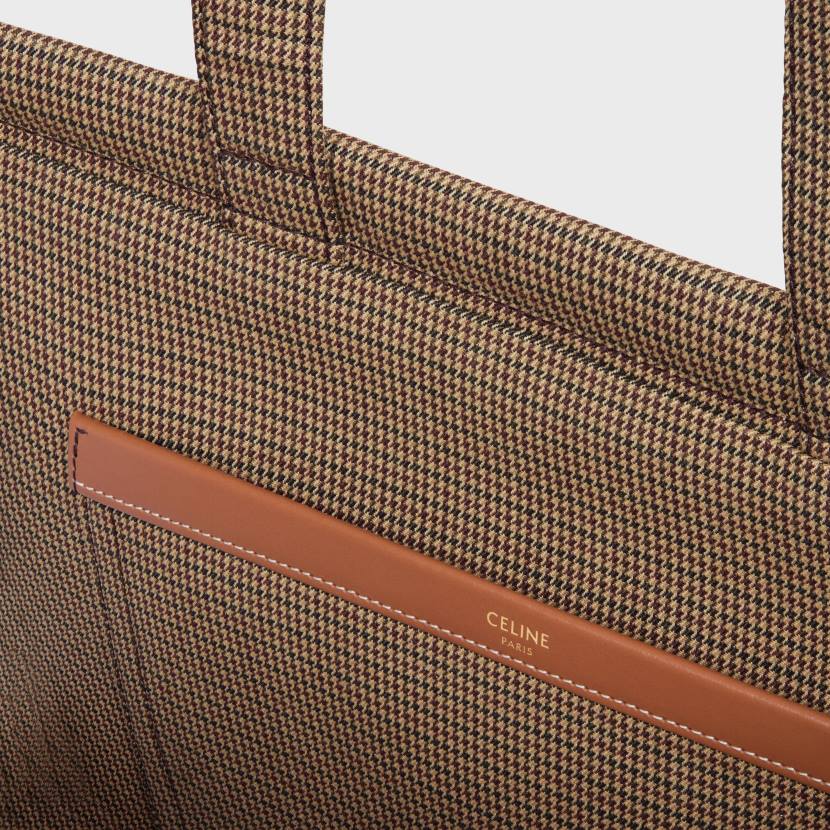 accesorios CELINE Grandes cabas thais en textil pied de poule. multicolor mujer NL48241