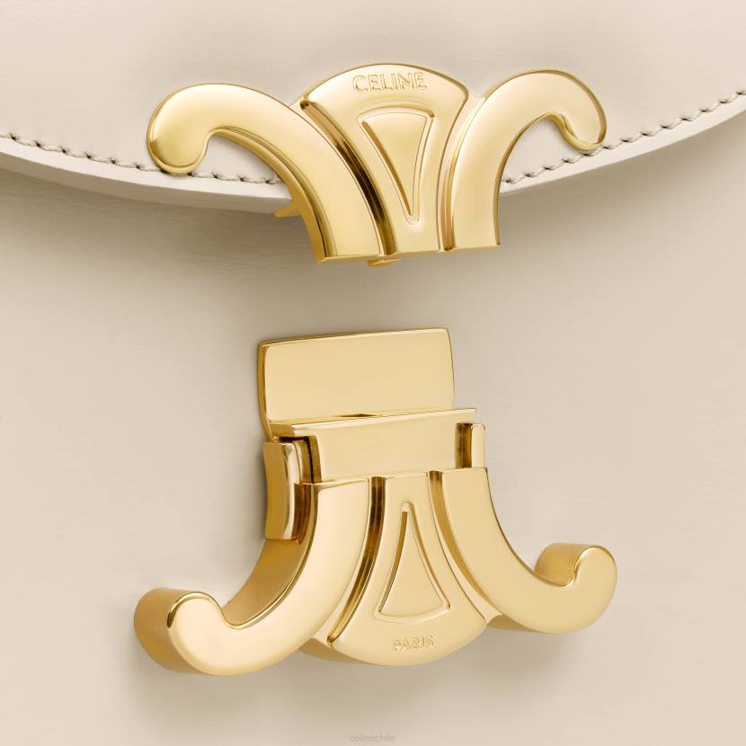 accesorios CELINE besace clea de piel de becerro brillante pampa mujer NL48174