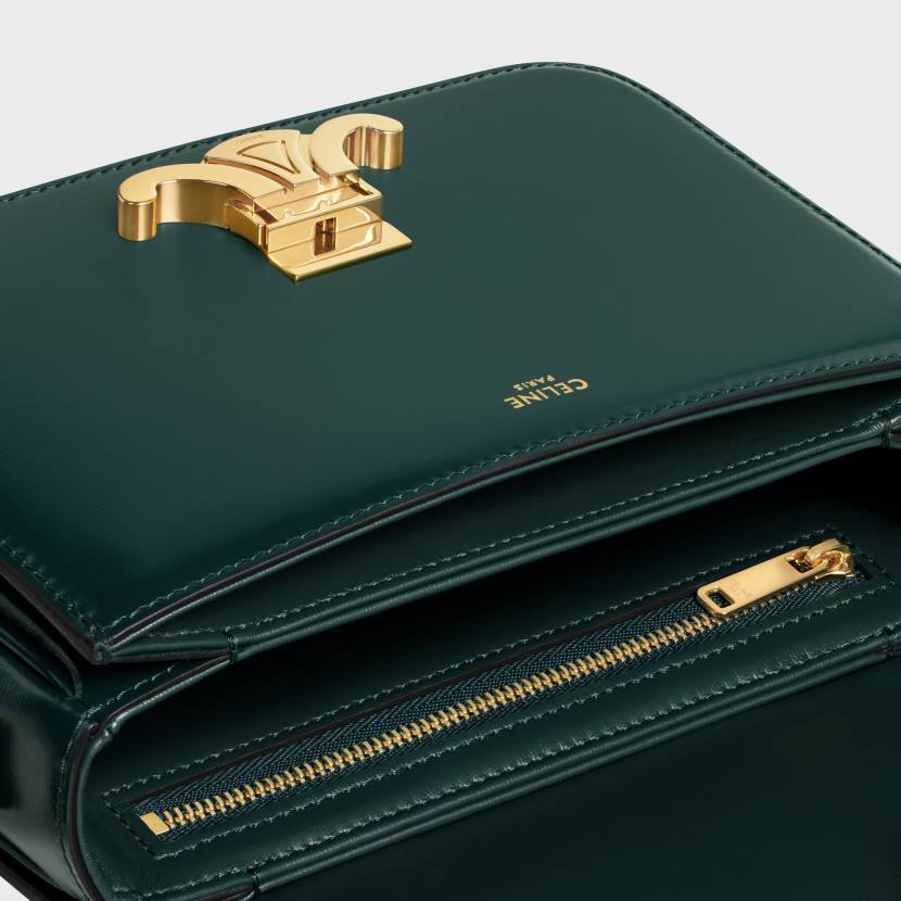 accesorios CELINE bolso Teen Triomphe de piel de becerro brillante amazona mujer NL4899