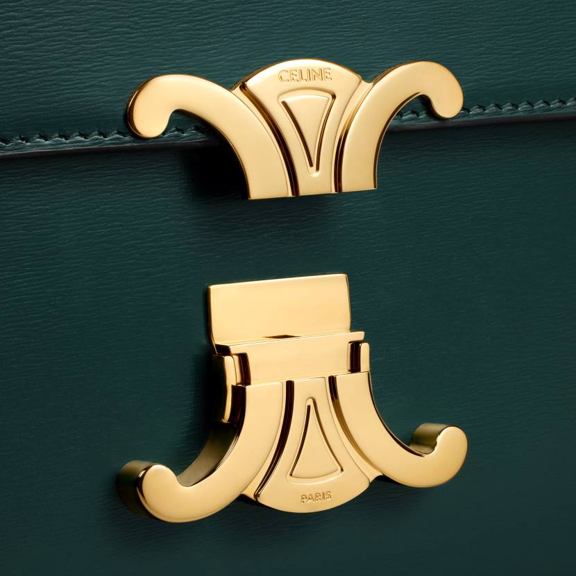 accesorios CELINE bolso Teen Triomphe de piel de becerro brillante amazona mujer NL4899