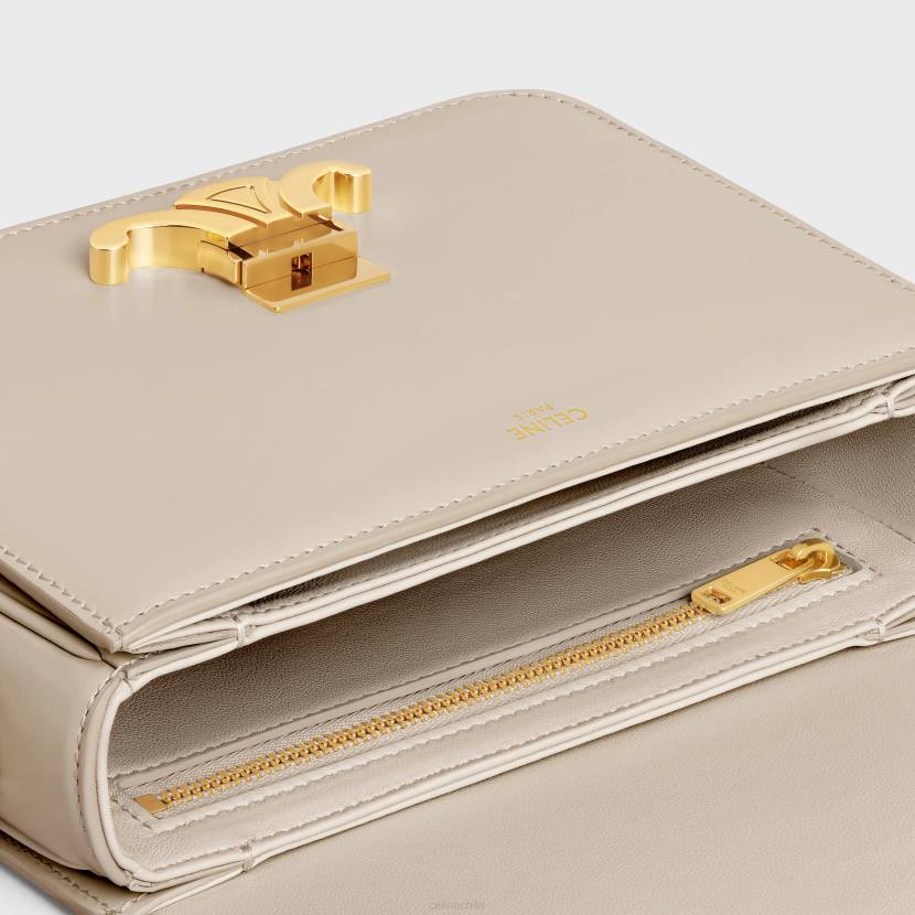 accesorios CELINE bolso Teen Triomphe de piel de becerro brillante piedra ligera mujer NL4848