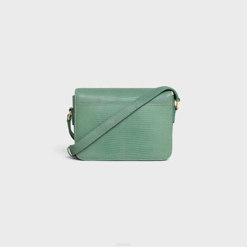 accesorios CELINE bolso Teen Triomphe en lagarto celadón mujer NL48115
