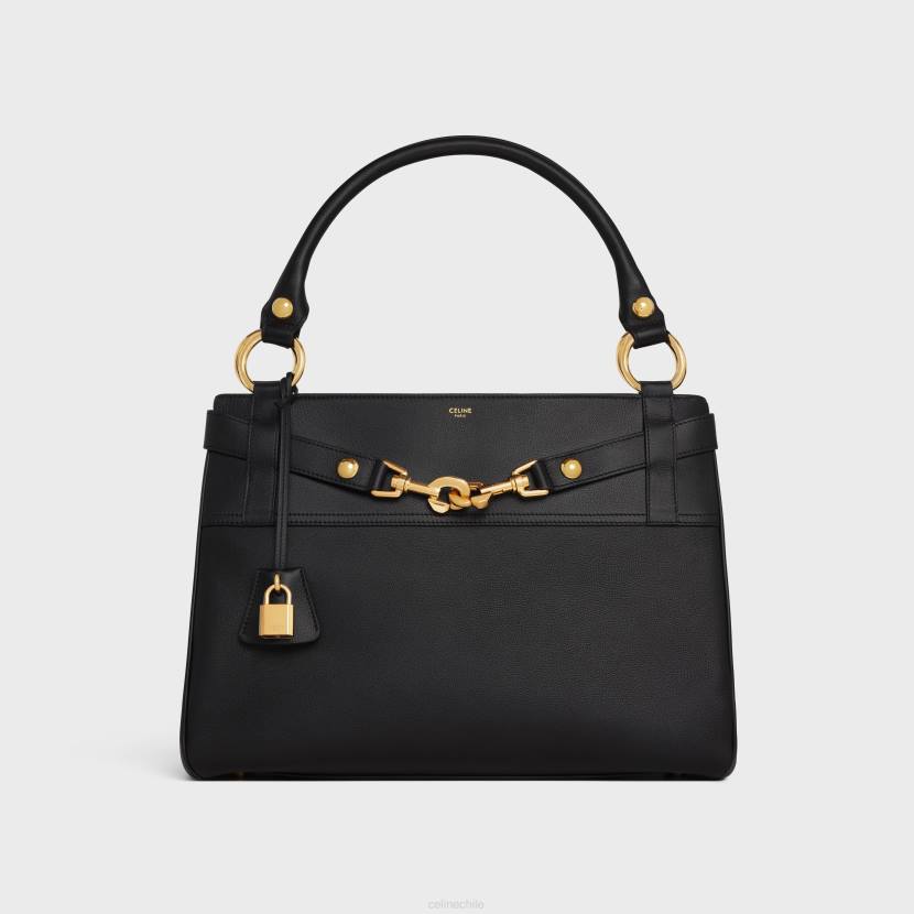 accesorios CELINE bolso annabel mediano de piel de becerro flexible negro mujer NL48275