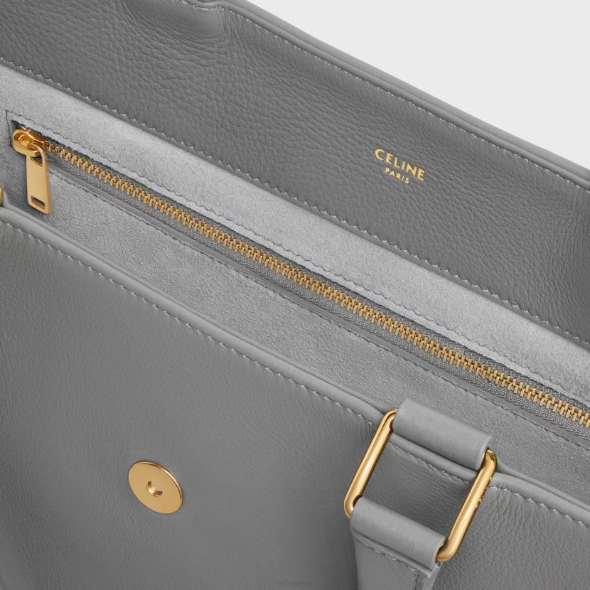 accesorios CELINE bolso appoline mediano de piel de becerro flexible zinc mujer NL4874