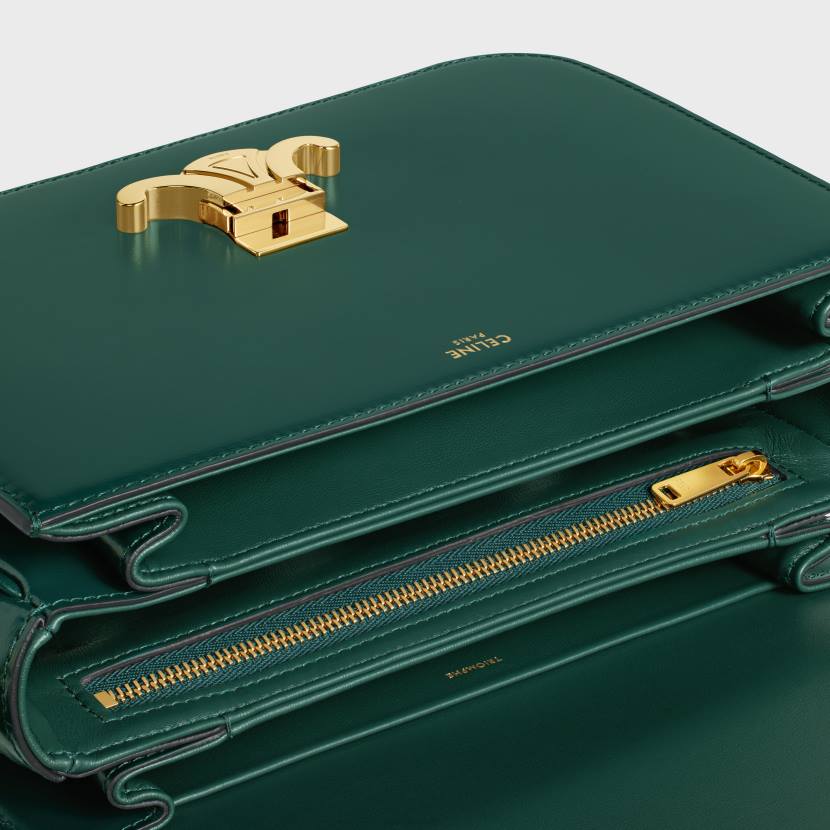 accesorios CELINE bolso classique triomphe de piel de becerro brillante amazona mujer NL4842