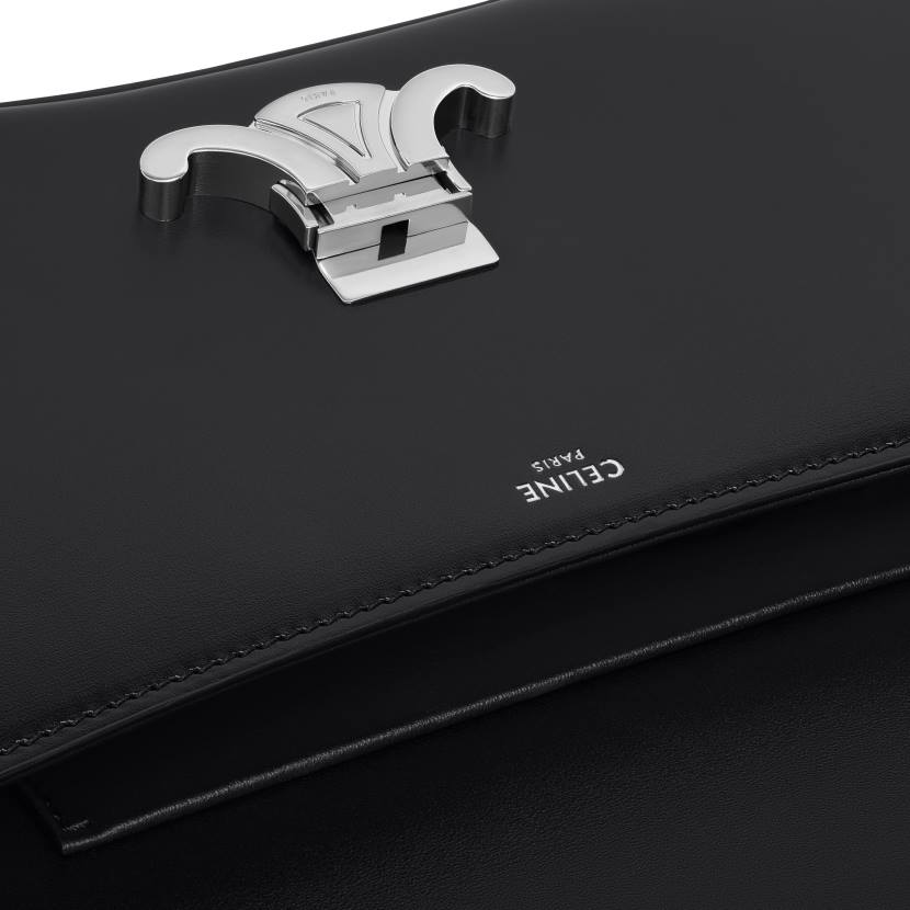 accesorios CELINE bolso lola mediano de piel de becerro brillante negro mujer NL4816