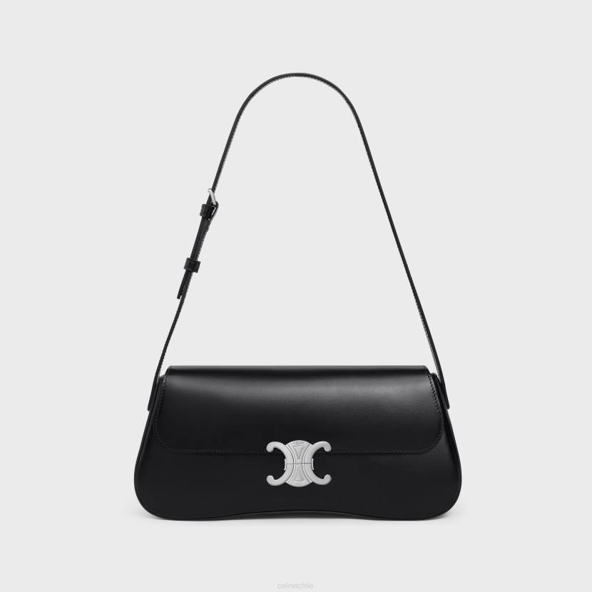 accesorios CELINE bolso lola mediano de piel de becerro brillante negro mujer NL4816