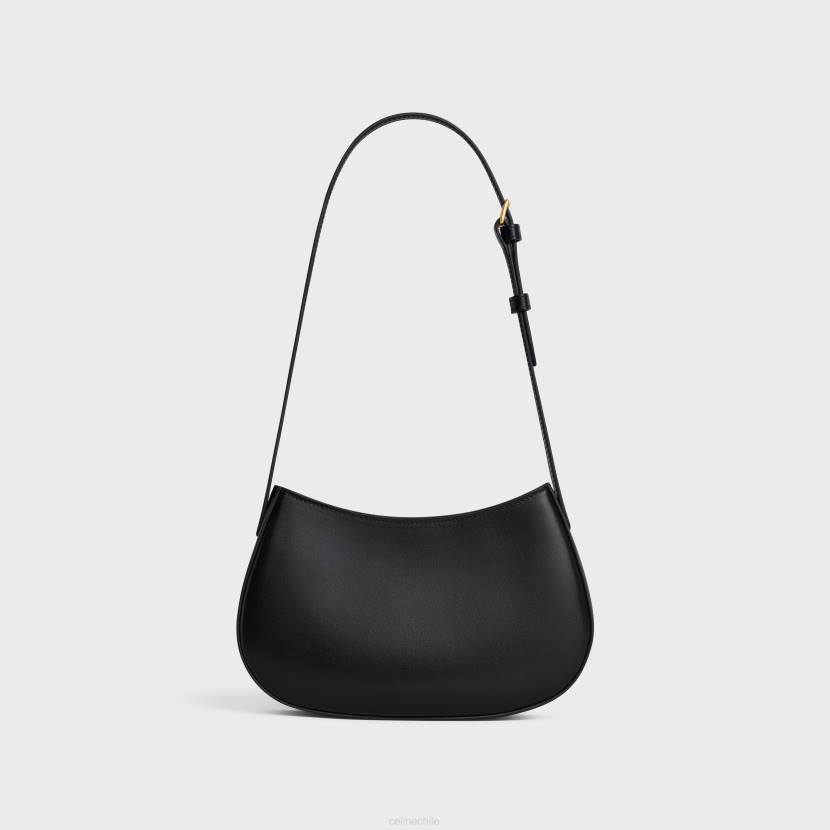 accesorios CELINE bolso tolly mediano de piel de becerro brillante negro mujer NL4811