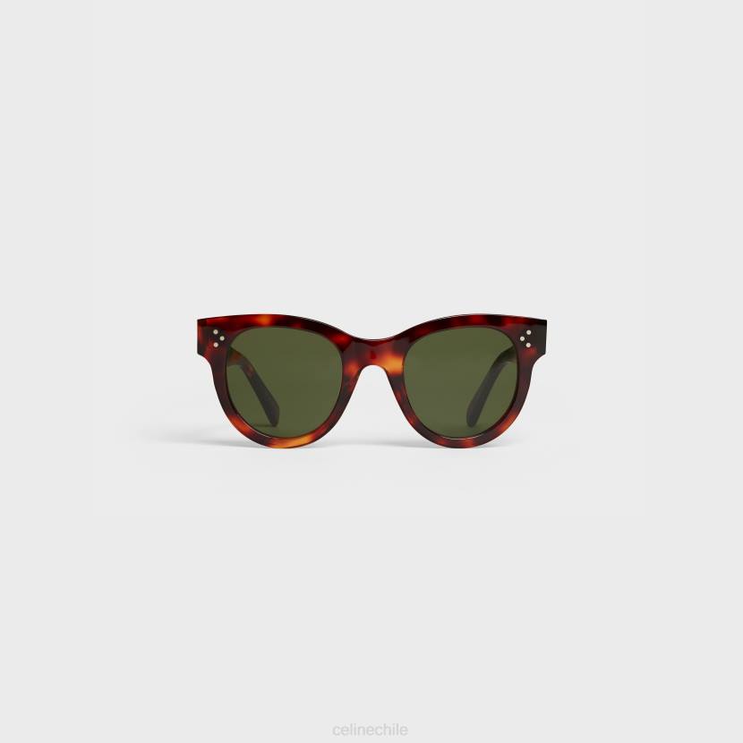 accesorios CELINE Gafas de sol cat eye s003 de acetato con lentes de cristal mineral la habana oscura mujer NL481136