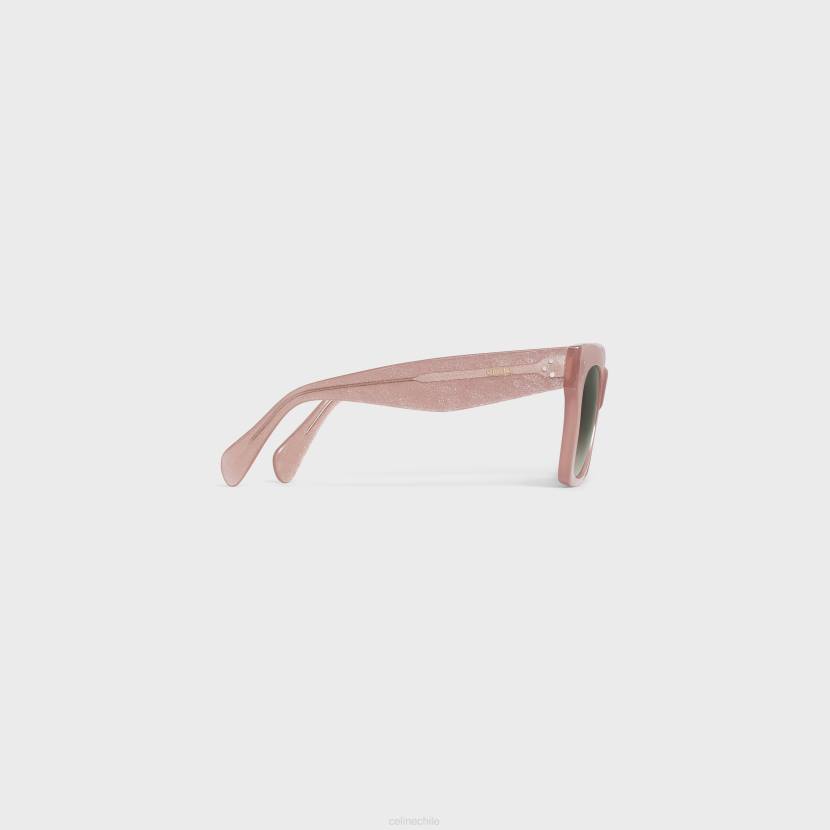 accesorios CELINE gafas de sol cat eye s004 de acetato brillo rosa mujer NL481139