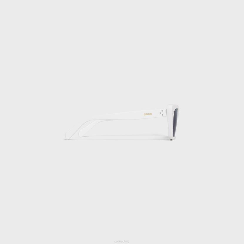 accesorios CELINE gafas de sol cat eye s187 de acetato blanco mujer NL481131