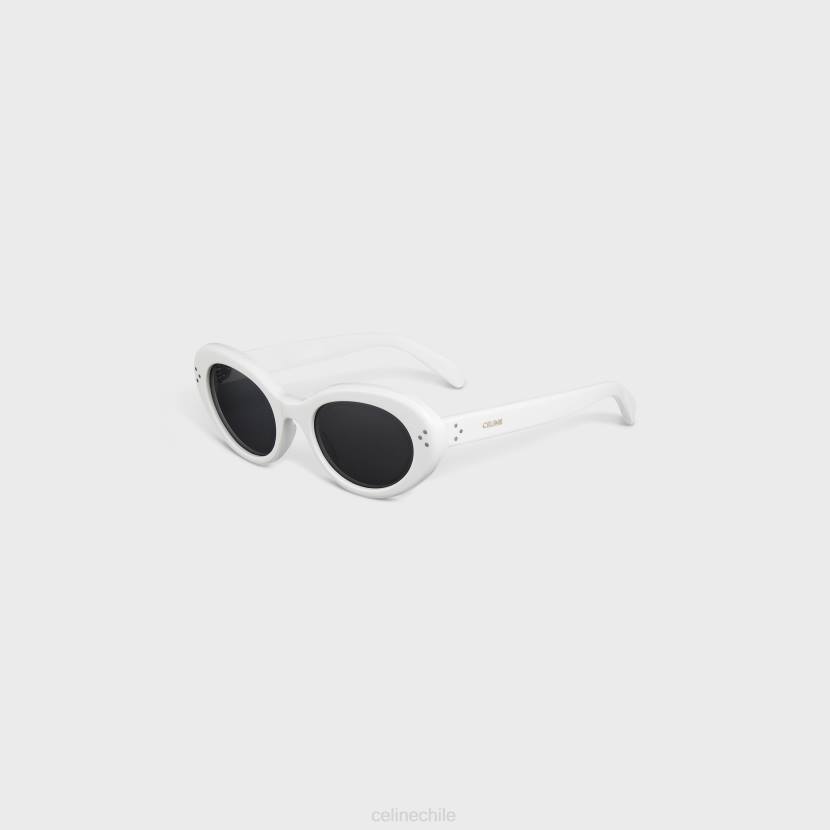 accesorios CELINE gafas de sol cat eye s193 de acetato blanco mujer NL481134