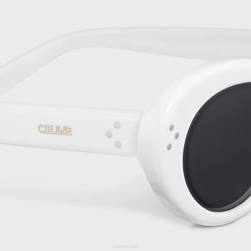 accesorios CELINE gafas de sol cat eye s193 de acetato blanco mujer NL481134