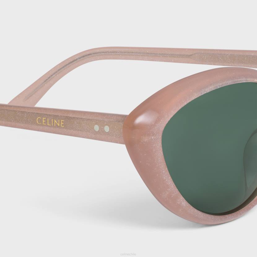 accesorios CELINE gafas de sol cat eye s264 de acetato brillo rosa mujer NL481140