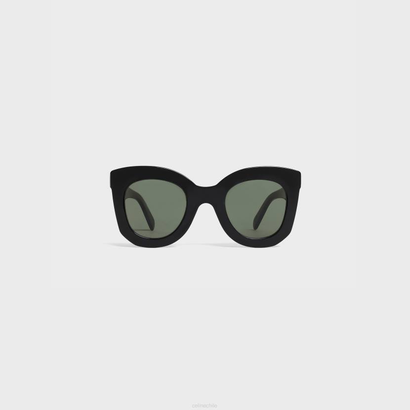 accesorios CELINE gafas de sol mariposa s005 de acetato negro mujer NL481155