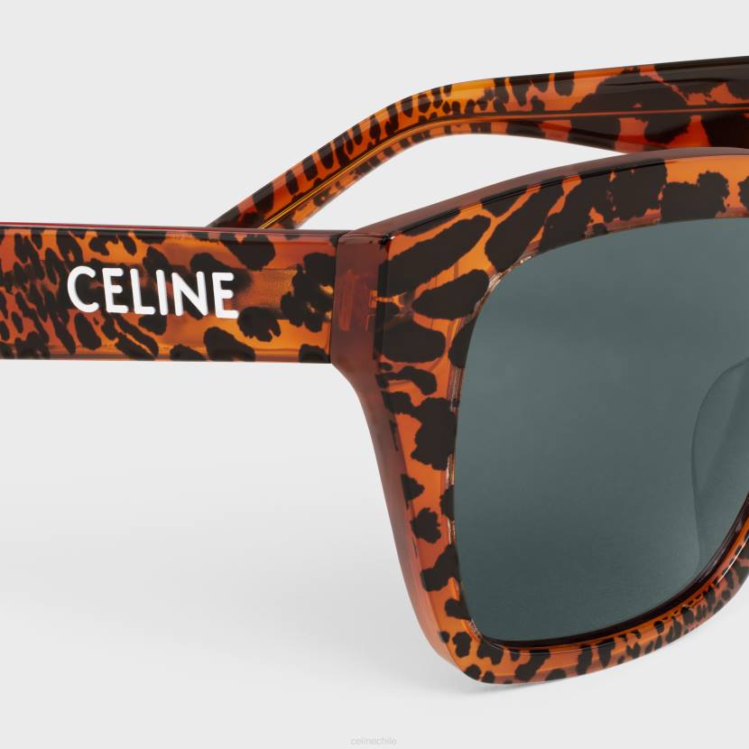 accesorios CELINE gafas de sol monochroms 03 de acetato leopardo de la habana mujer NL481038