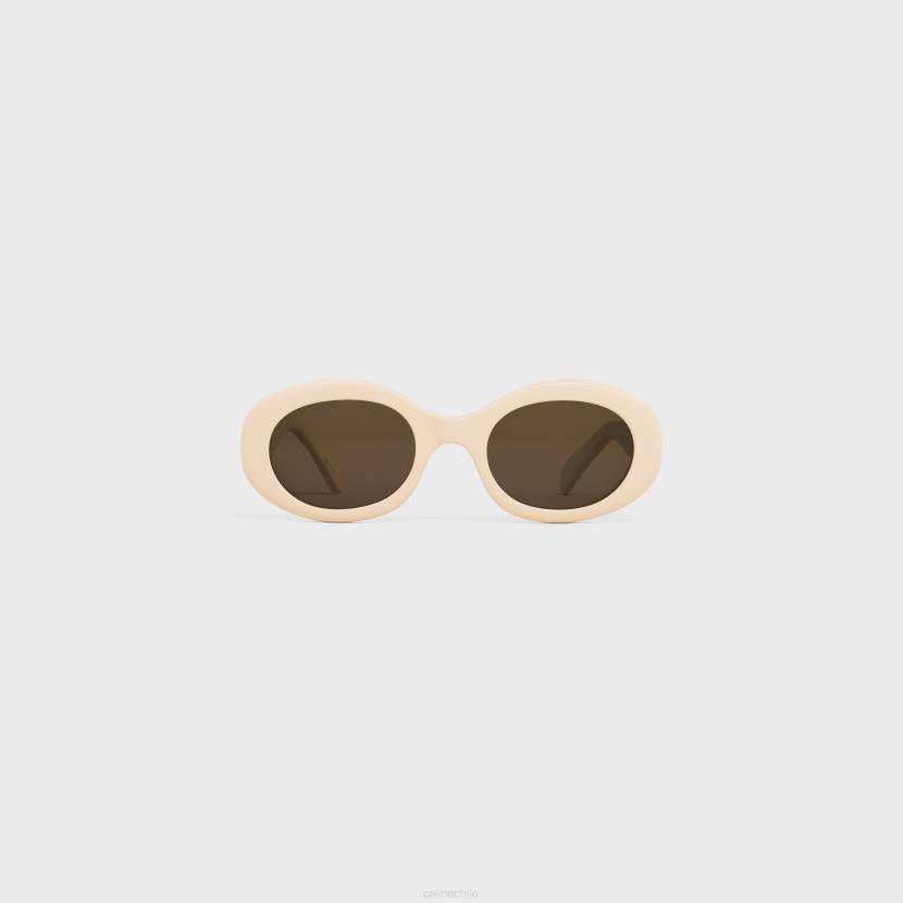 accesorios CELINE gafas de sol triomphe 01 de acetato Marfil mujer NL481102