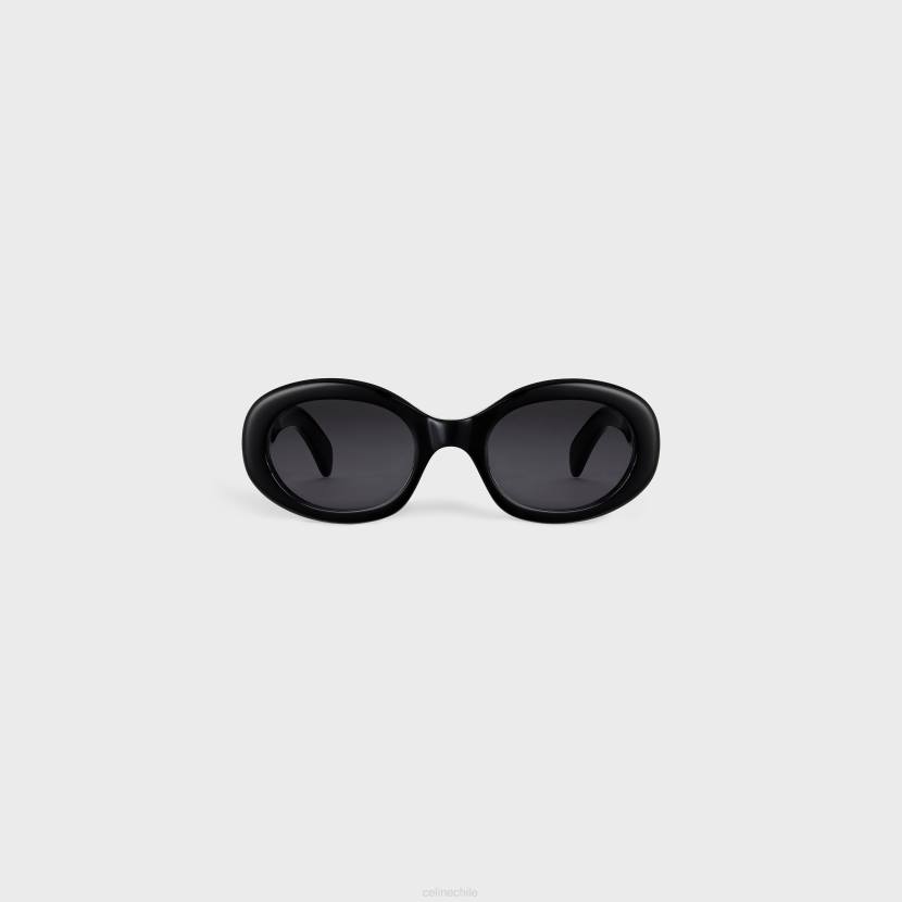 accesorios CELINE gafas de sol triomphe 01 de acetato negro mujer NL481098