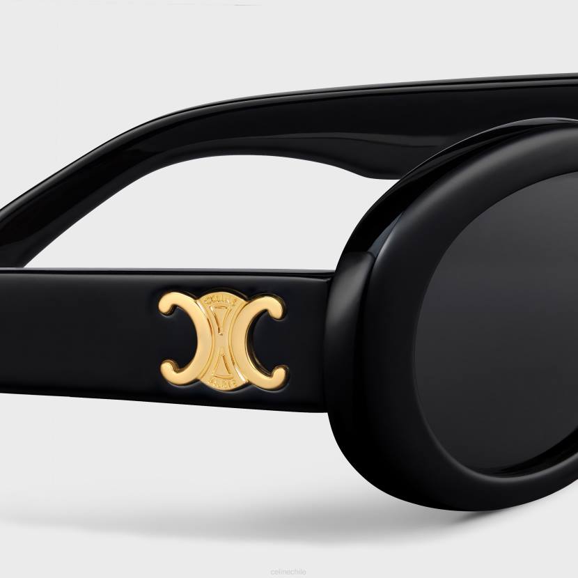 accesorios CELINE gafas de sol triomphe 01 de acetato negro mujer NL481098
