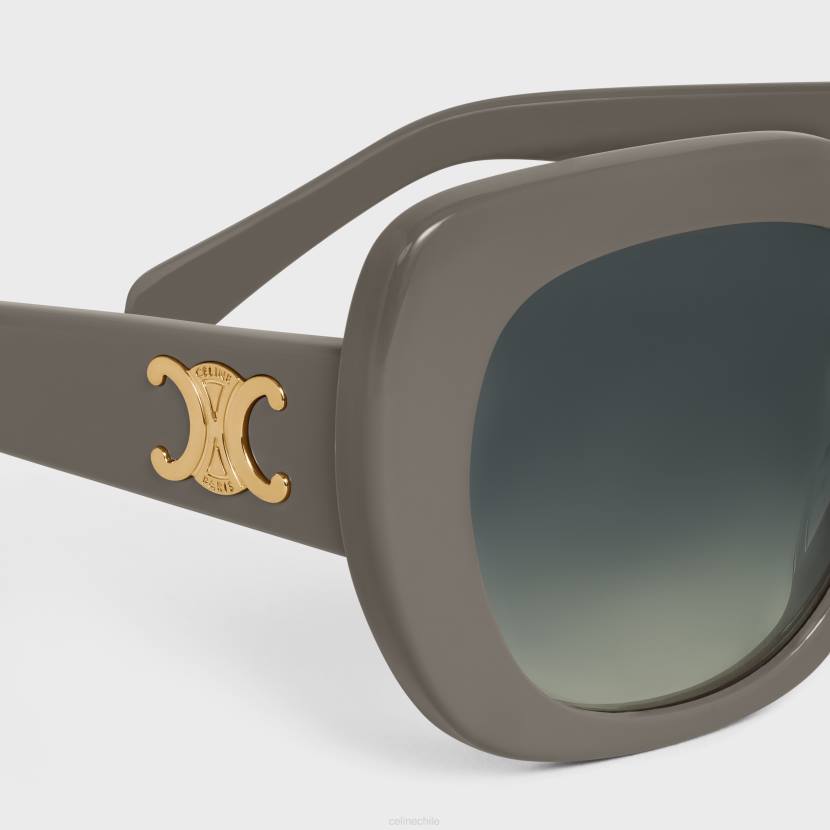 accesorios CELINE gafas de sol triomphe 06 de acetato gris mujer NL481110