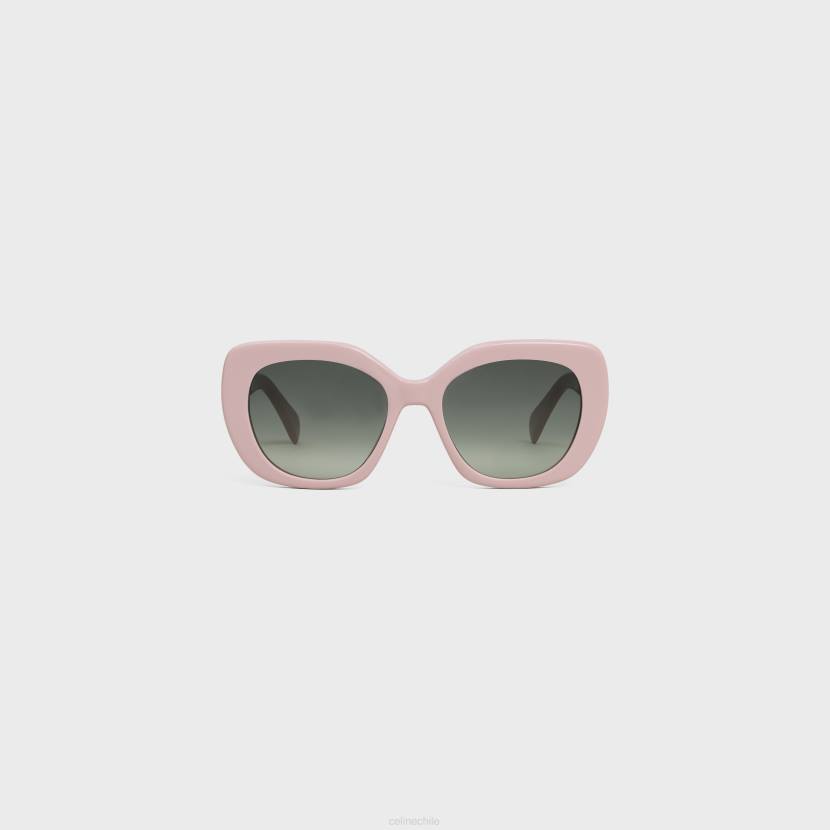 accesorios CELINE gafas de sol triomphe 06 de acetato rosa pastel mujer NL481111