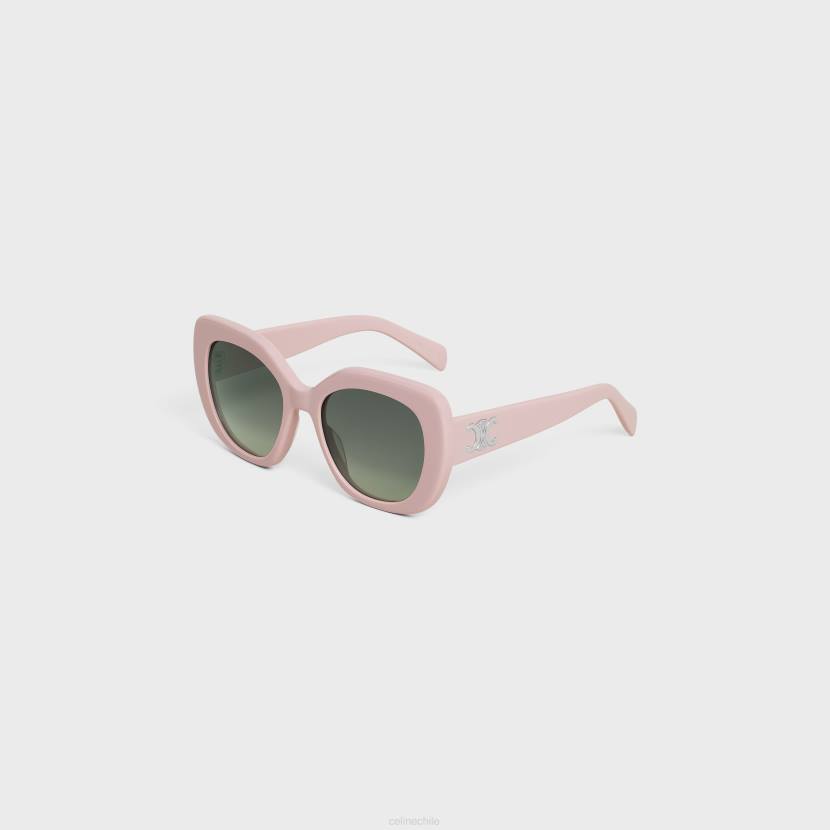 accesorios CELINE gafas de sol triomphe 06 de acetato rosa pastel mujer NL481111