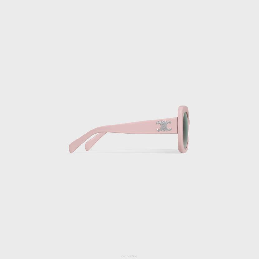 accesorios CELINE gafas de sol triomphe 06 de acetato rosa pastel mujer NL481111
