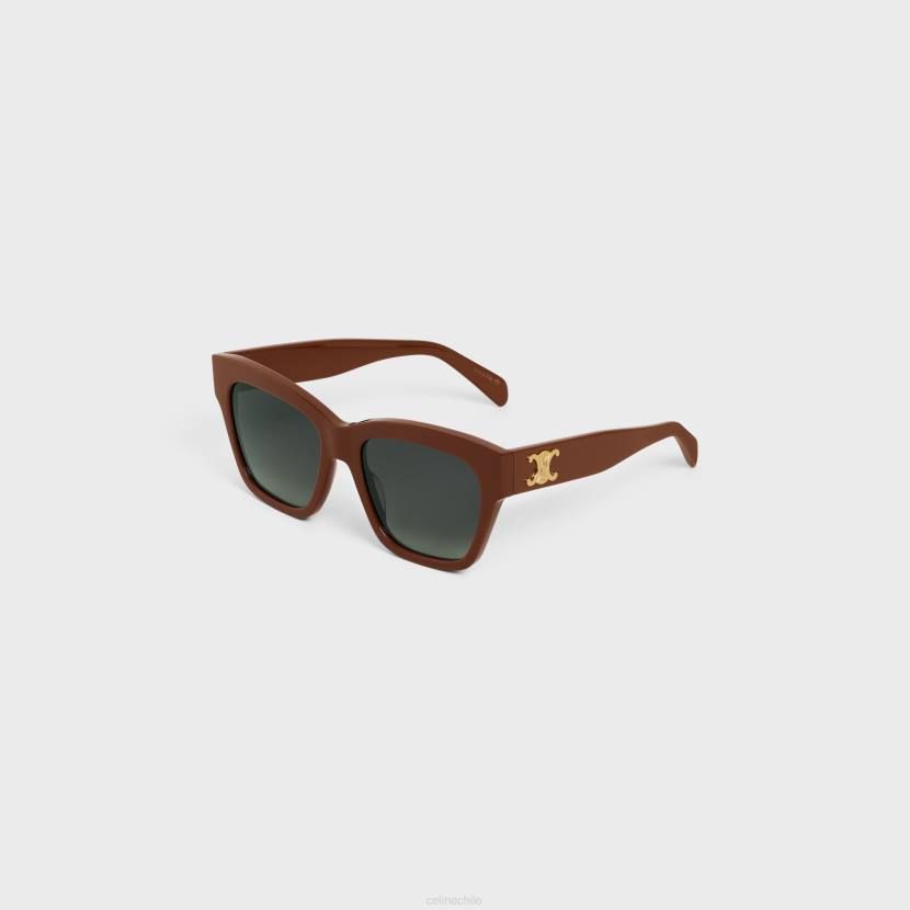 accesorios CELINE gafas de sol triomphe 09 de acetato chocolate mujer NL481114